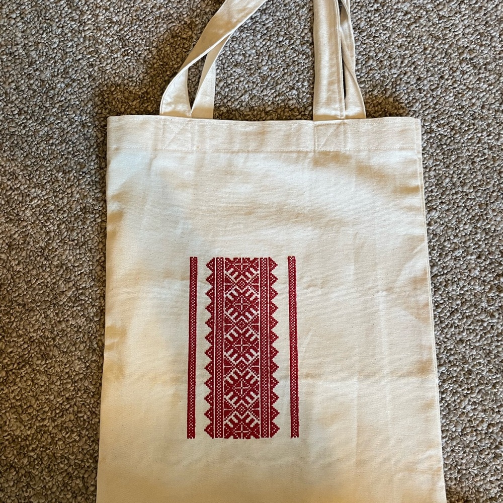 Ukrainian Hand Embroidered Tote Bag